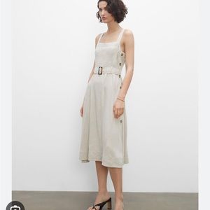Club Monaco Side Button Linen Dress